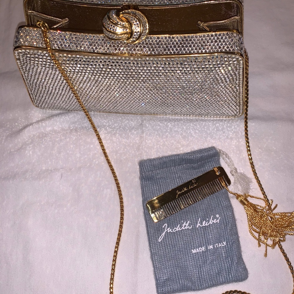 Judith Lieber Clutch- Silver & Gold Couture